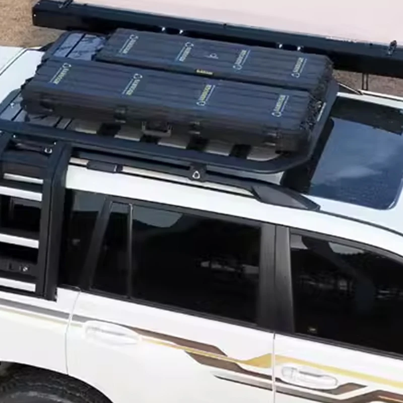 

Modification Adapted to the Land Cruiser LC200 Aluminum Magnesium Alloy Expansion Platform Luggage Frame Edge Tent