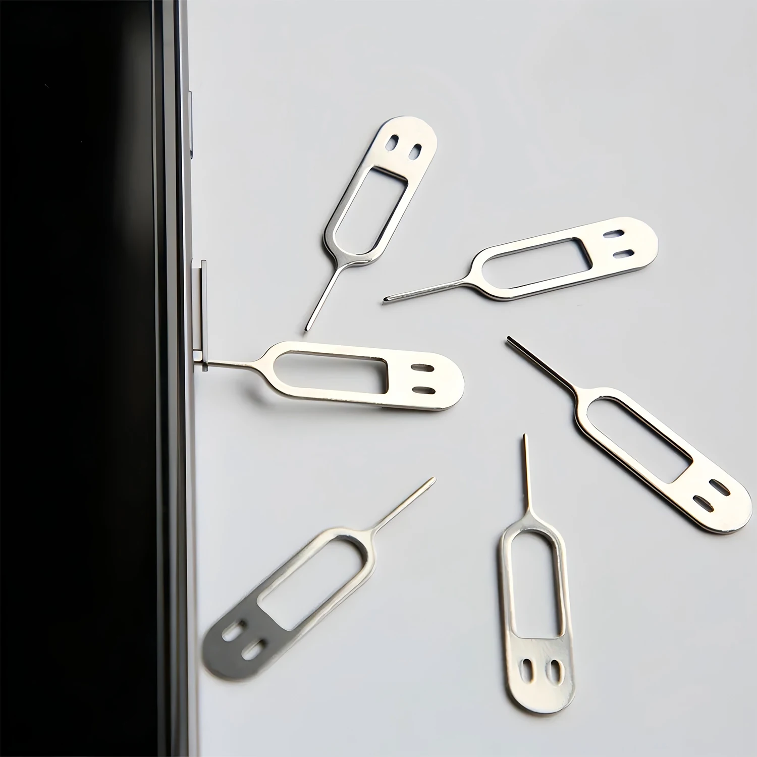 Fixfans Rvs Sim Card Tray Eject Pin Opener Ejector Removal Tool Voor Iphone Ipad Samsung Huawei Android Smart Telefoon