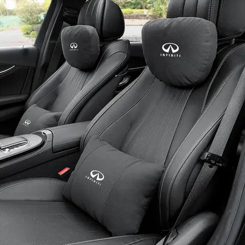 For Infiniti QX30 Q50 Q60 Qx70 QX80 Qx56 Fx35 Ex35 G25 G35 G37 JX35 Car Headrest Neck Support Lumbar Cushion Soft Neck Pillow