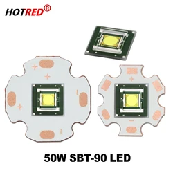 50W Ultra High Brightness 9090 Cold White Laser LED Bead High-Power Strong Light Long-Range Dance Table Lamp Flashlight 3V Chip
