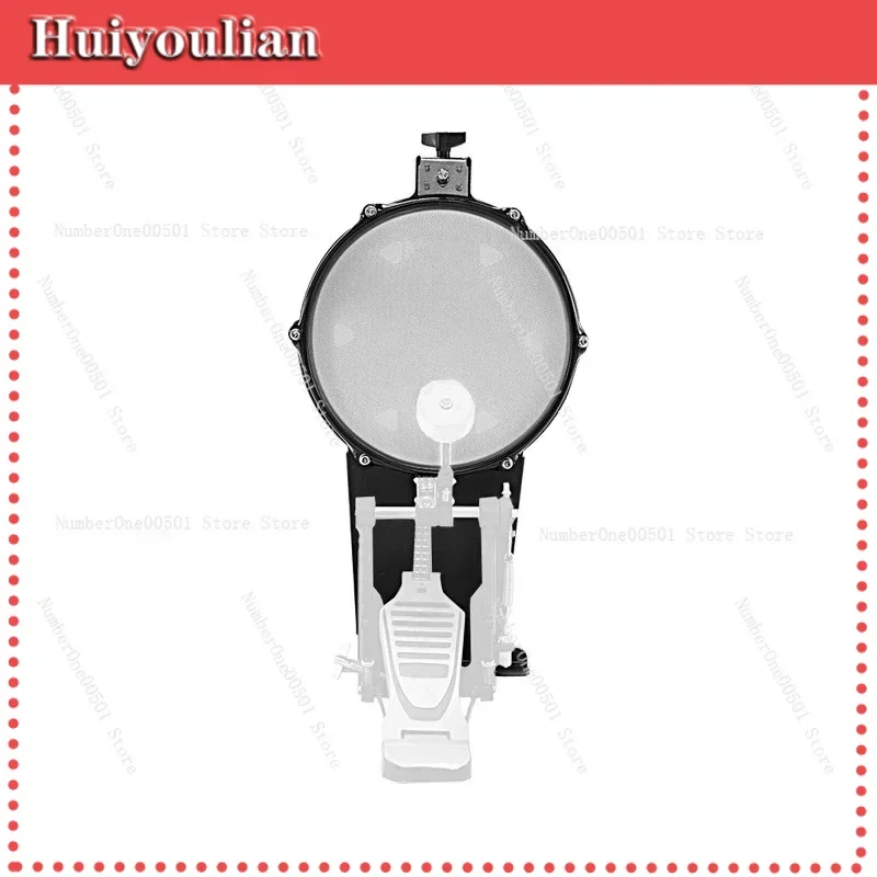 Electronic Drum Wooden Shell Bass Drum Mesh Head Realistic Acoustic Surface Not Include Pedal
