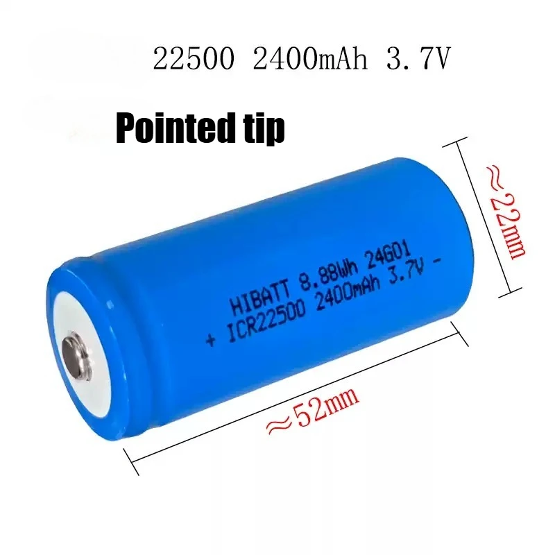 New 22500 3.7V Lithium Battery + Charger ICR22500 Replaces 3 AAA Dry Batteries for Natural Gas Flashlight High Quality Battery