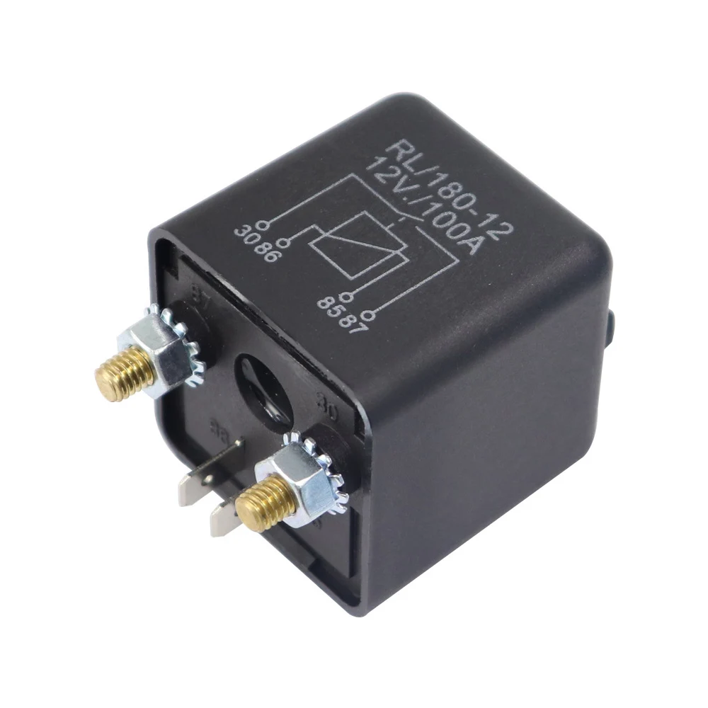 

1 комплект RL180/100A, реле стартера с двойным аккумулятором, 12 В/24 В, автомобильное реле для систем двойного аккумулятора
