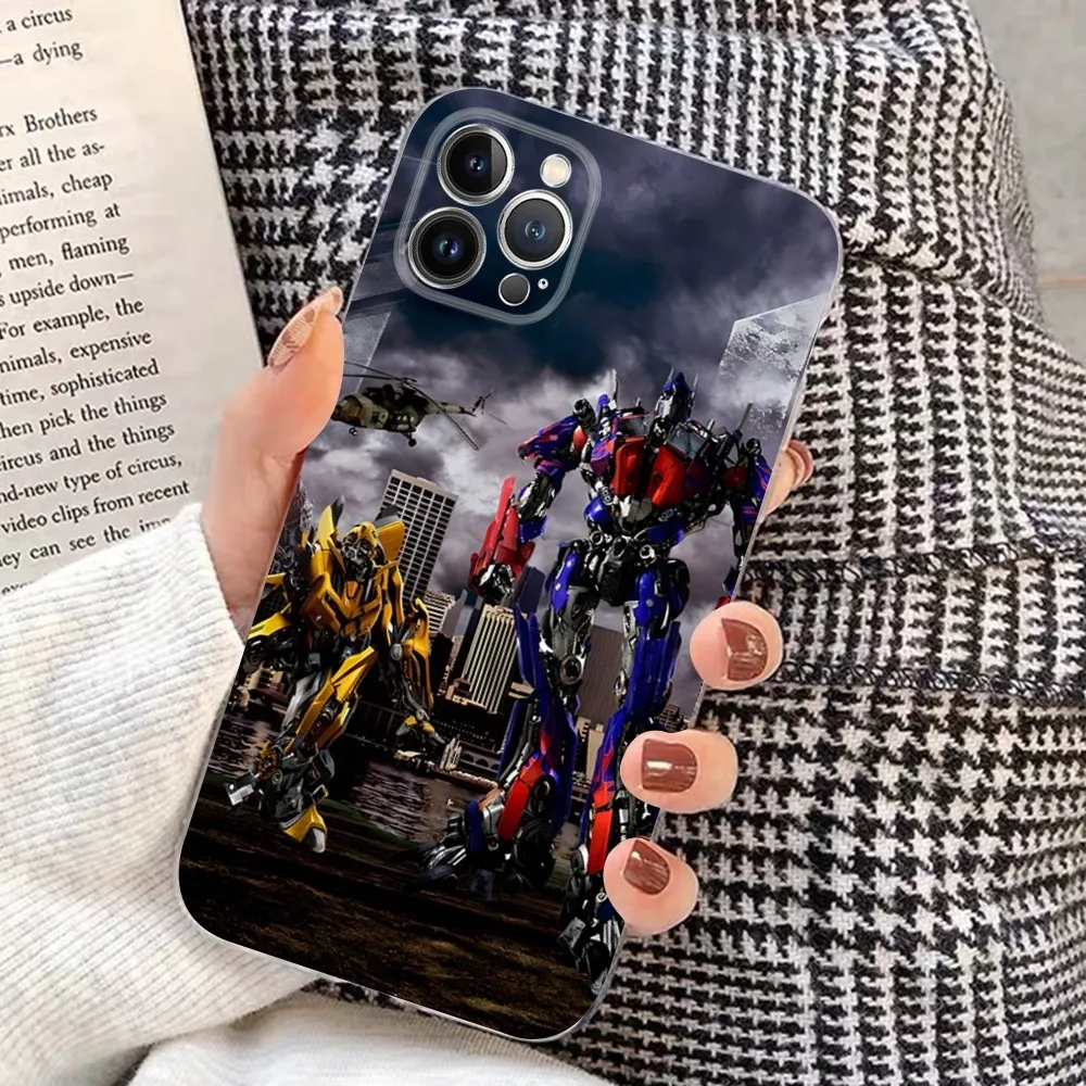 T-Transformers Autobot Phone Case For iPhone 15 14 11 12 13 Mini Pro XS Max Cover 6 7 8 Plus X XR SE 2020 Funda Shell