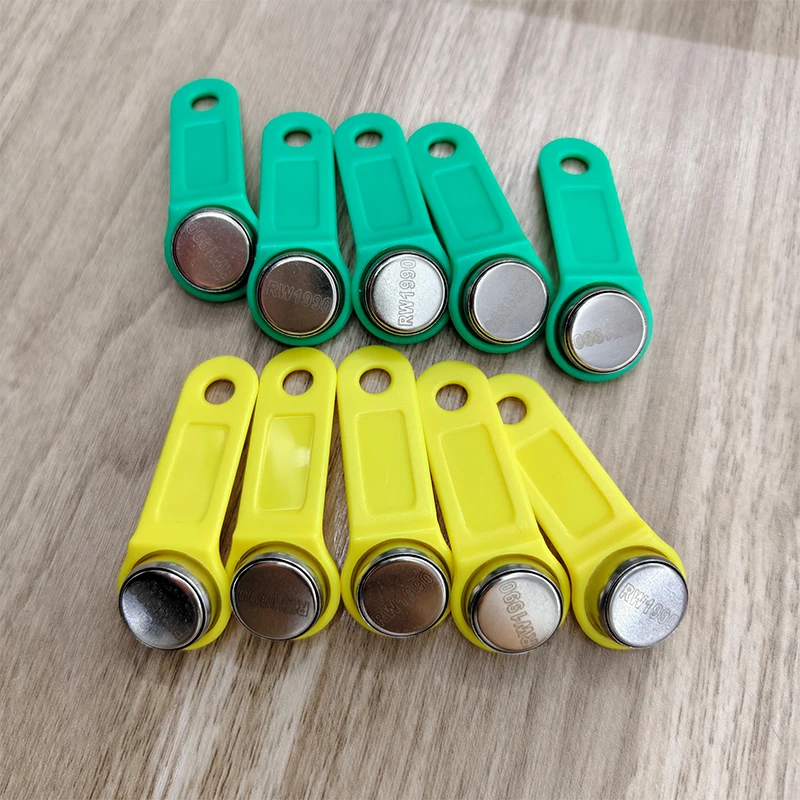 10Pcs RW1990 Rewritable iButton Card, TM tag, TM iButton, Touch Memory Key, Sauna Keys, Copy DALASS DS1990A TM1990A Dropshipping