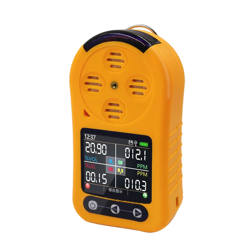 

JXCT Hot Sale High Quality Any Combination Of 1-4 Gases Combustible Gas CO O2 H2S Portable Ac Price Gas Analyzer Portable