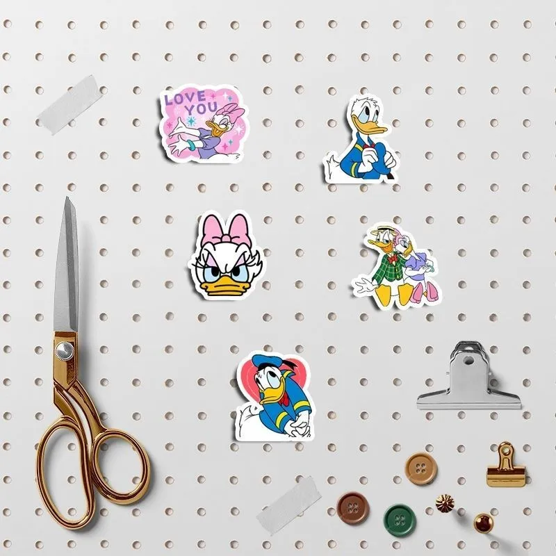 100PCS Cute Donald Duck Cartoon Stickers - Waterproof DIY Decor for Phone Cases & Notebooks RecordingYourLife Store