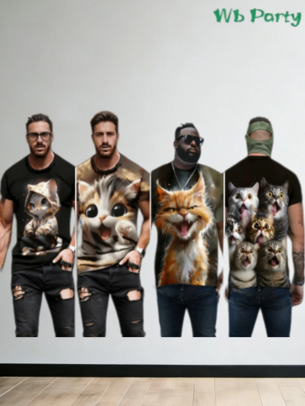 

Дизайнерская одежда с забавным принтом кота, мужская повседневная футболка с принтом кота, забавные рубашки с короткими рукавами для мужчин, летняя одежда, модная мужская одежда