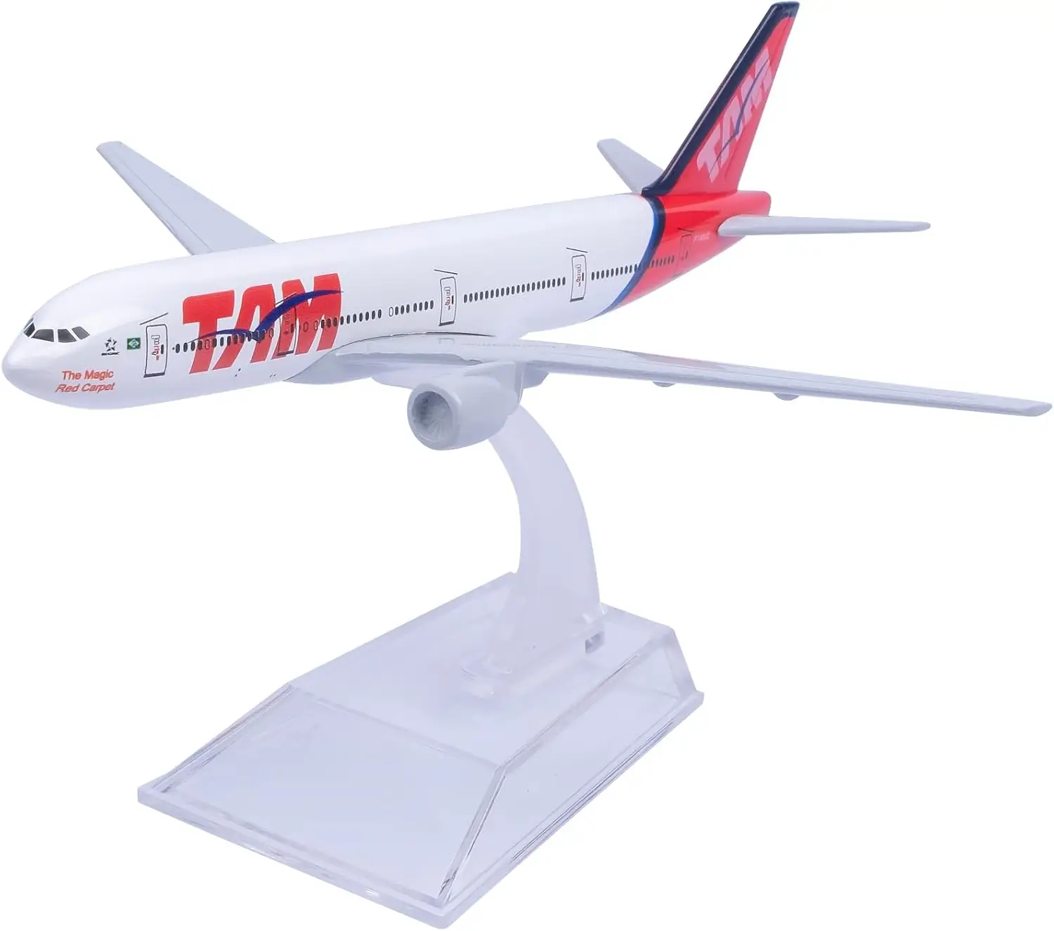 

Display 16CM B-777 B777 Brazil TAM AirLines Alloy Passenger Aircraft Model kit for adults Airplane Collection toys for children