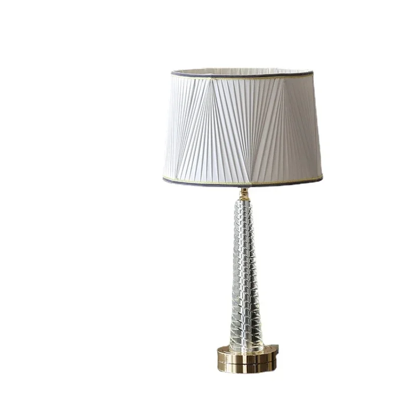 ~Minority Simple Modern Light Luxury Decorative Table Lamp Gray Lighting Creative Bedroom Bedside Lamp