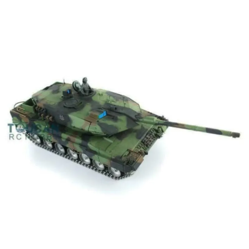 Toucan 1/16 Heng Long TK7.0 Leopard2A6 RC Tank 3889 pistes métalliques roues baril recul BB Airsoft fumée jouets voitures TH17592