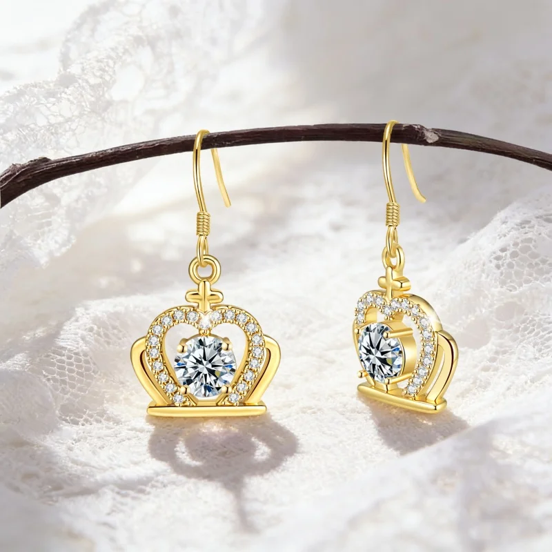 

LAMVOICE / zirconia S925 sterling silver earring,jewelry for women/christmas gift for high quality jewelry earrings with