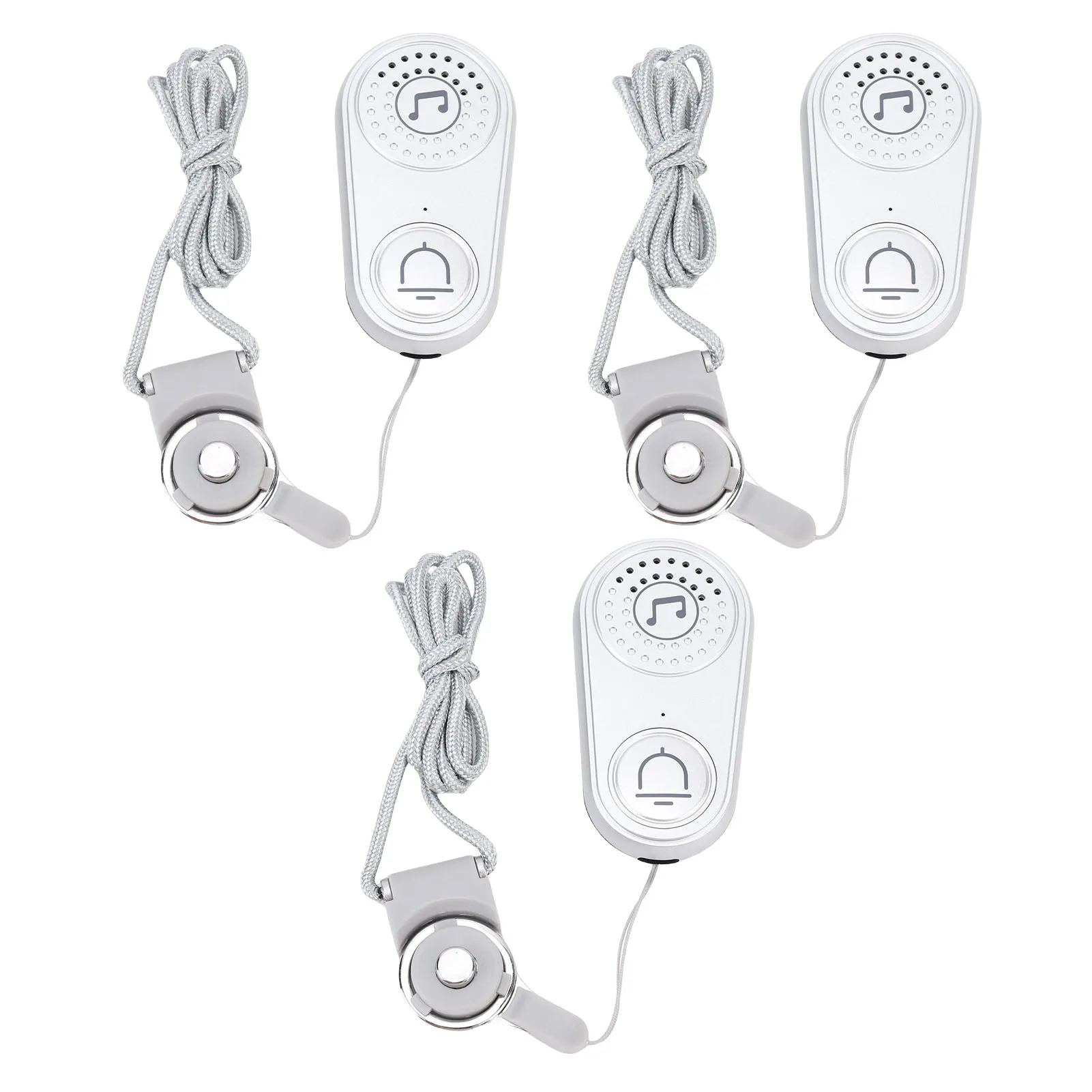 3 Pcs Wireless Calling Pager Two Way Talk 105dB Wireless Alert Buttons 5 Volume Levels 38 Music Options for Kids