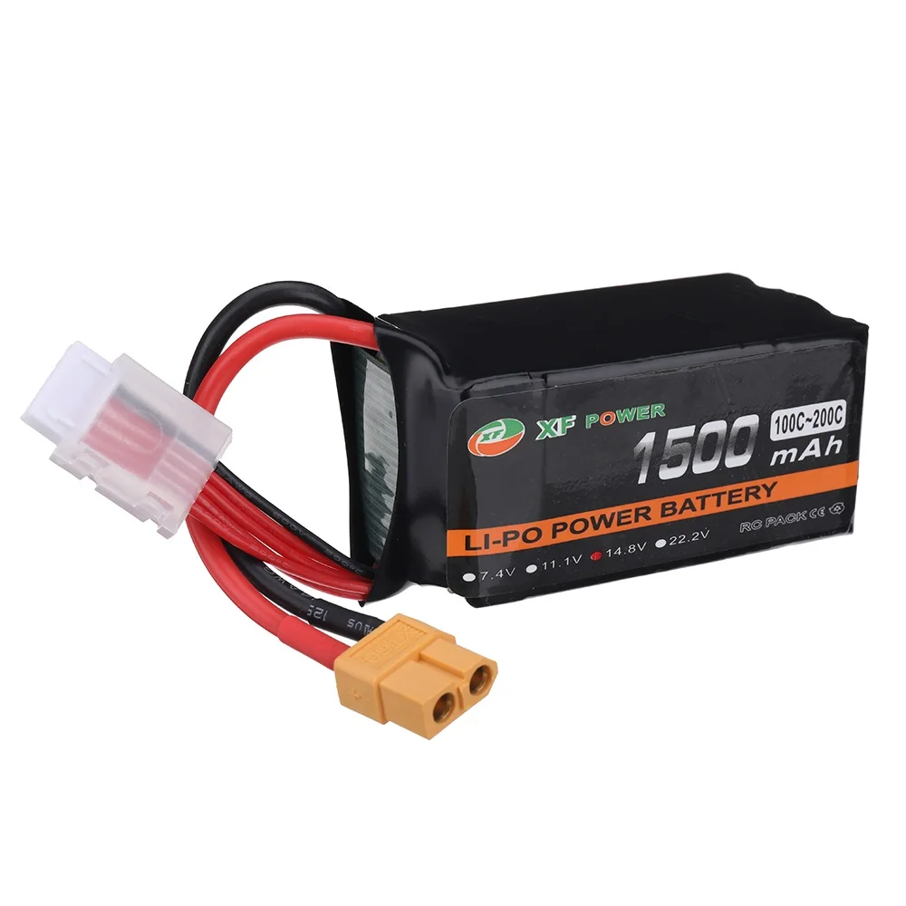 XF POWER 14,8 V 1500mAh 100/c 4S LiPo Battery XT60 Plug for RC Drone