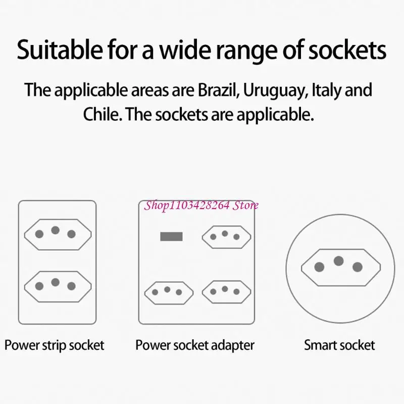  Multi Country Silicone Outlet Protectors For Kids Safety Brazil Chile Italy 10Pc