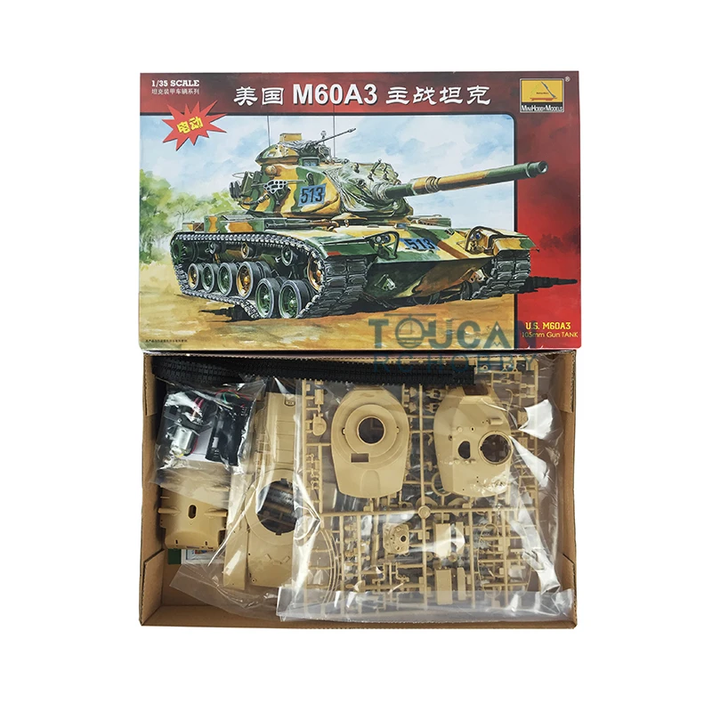 

MiniHobby 80108 1/35 US M60A3 American Tank Static Plastic Model Kit DIY Die Cast Parts TH05322-SMT2