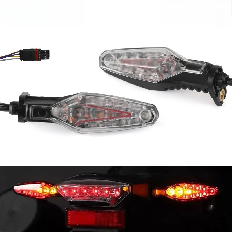 2pcs Motorcycle Rear Turn Signal Lights Indicator Lamps For BMW R1250GS R1300GS S1000RR Retrofit Modified Accessories