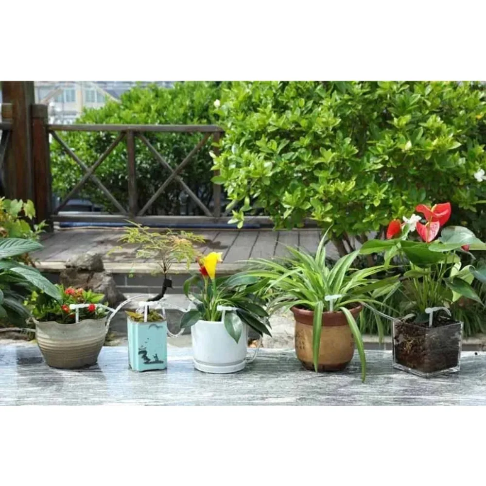 Solar-powered dual-pump automatic watering system, customizable logo printing, suitable for  convenient smart watering s