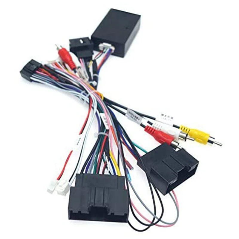 Car 16PIN Audio Power Cord Radio Wiring Harness With Canbus Box For Ford Focus F150 Ranger 2012-2015