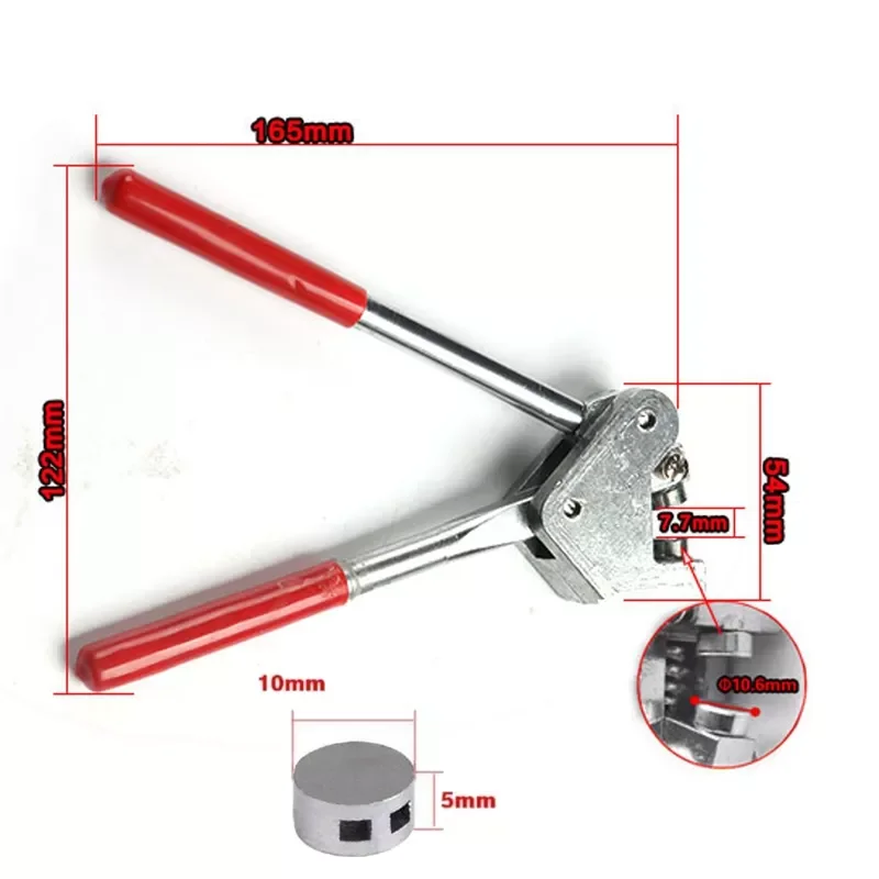 Imagem -06 - Hot Sealed Beans Sealing Wire Lead Seal Pinças para Medidor de Água Anti-theft Sealin 10x5 mm 20 Pcs