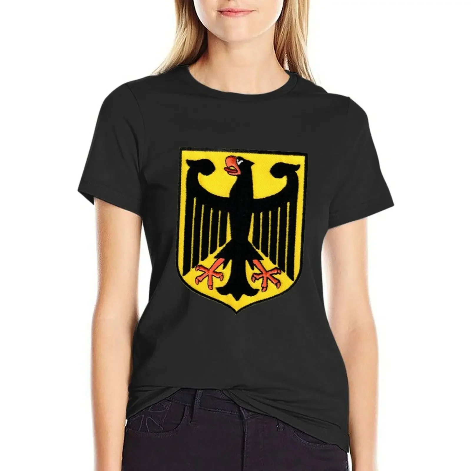 

Copy of German Eagle T-shirt shirts graphic tees tees luxury designer clothing Women