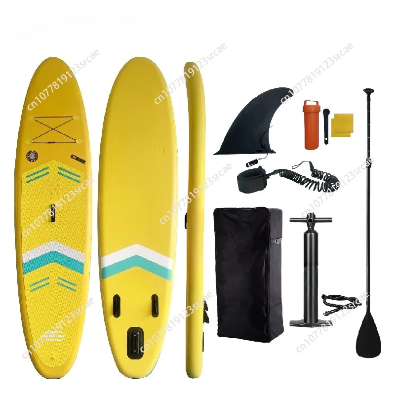 Inflatable Paddle Board Stand Up for Adult 6 Inch Thick SUP Paddleboard Water Sport Surf Set with Adjustable Paddle Pump and Bag