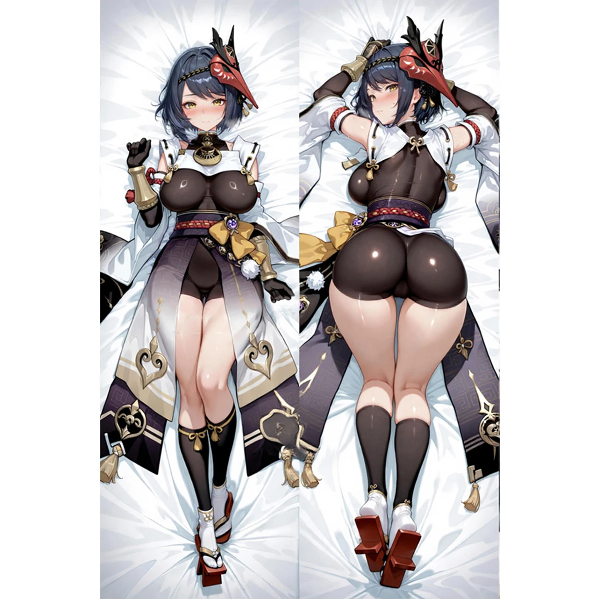 

Kujou Sara Large Dakimakura Cover Anime Game Girl Long Equal Body Pillow Case DIY Printed Gift Customized