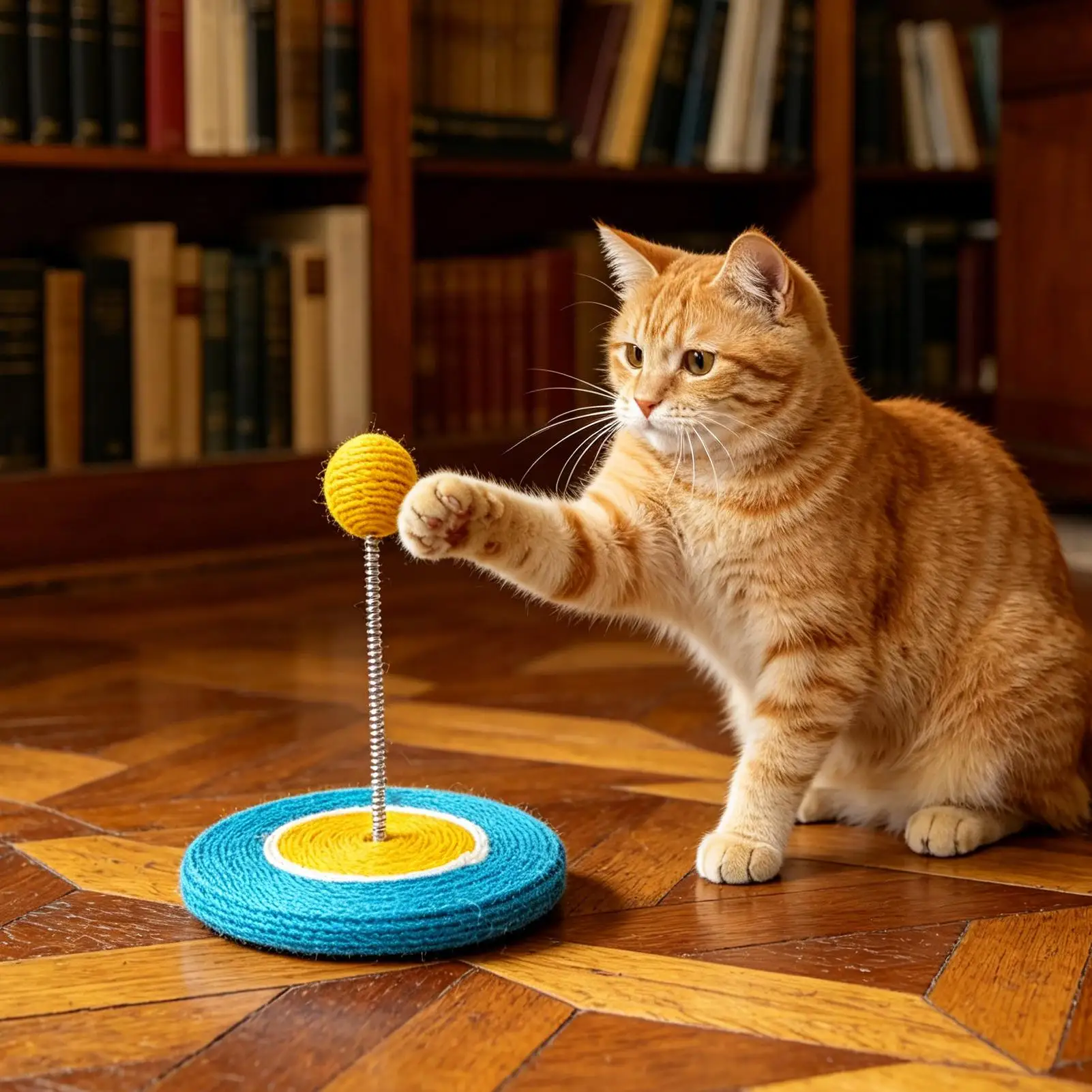 

Интерактивная когтеточка для кошек с сизалевым шариком: для игр, упражнений и развития мозга в помещении и на улице