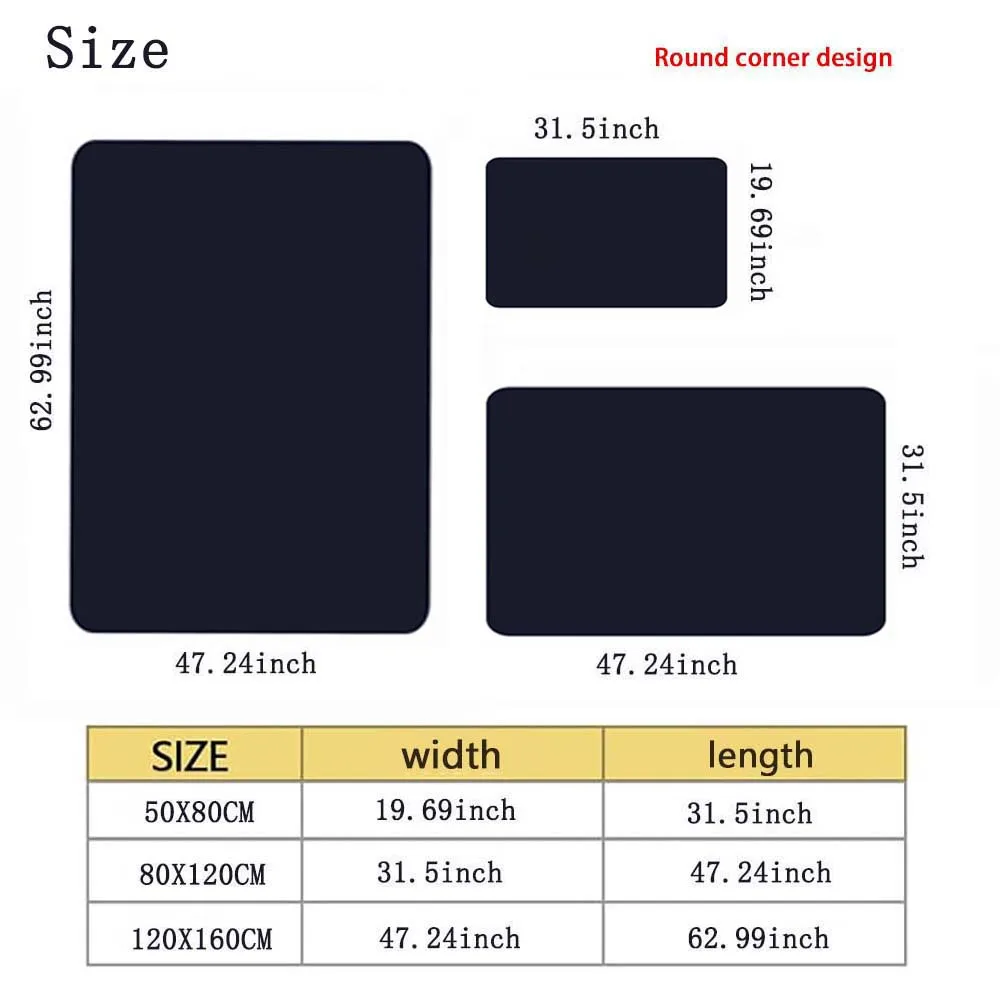 Deep Space Tarot Inspired Carpet Thick Floor Rug for Bohemian Style Bedroom Living Room Home Mat Moon Phase Star Carpet