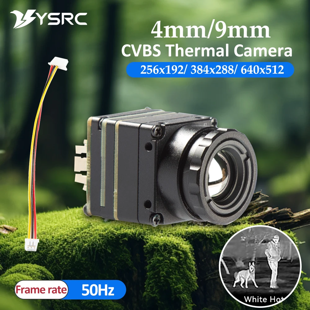 

FPV Thermal Camera 256x192/384x288/640x512 CVBS Mini Thermal Module 4mm/9mm Lens 12um Focal Plane Detector for FPV Quadcopter