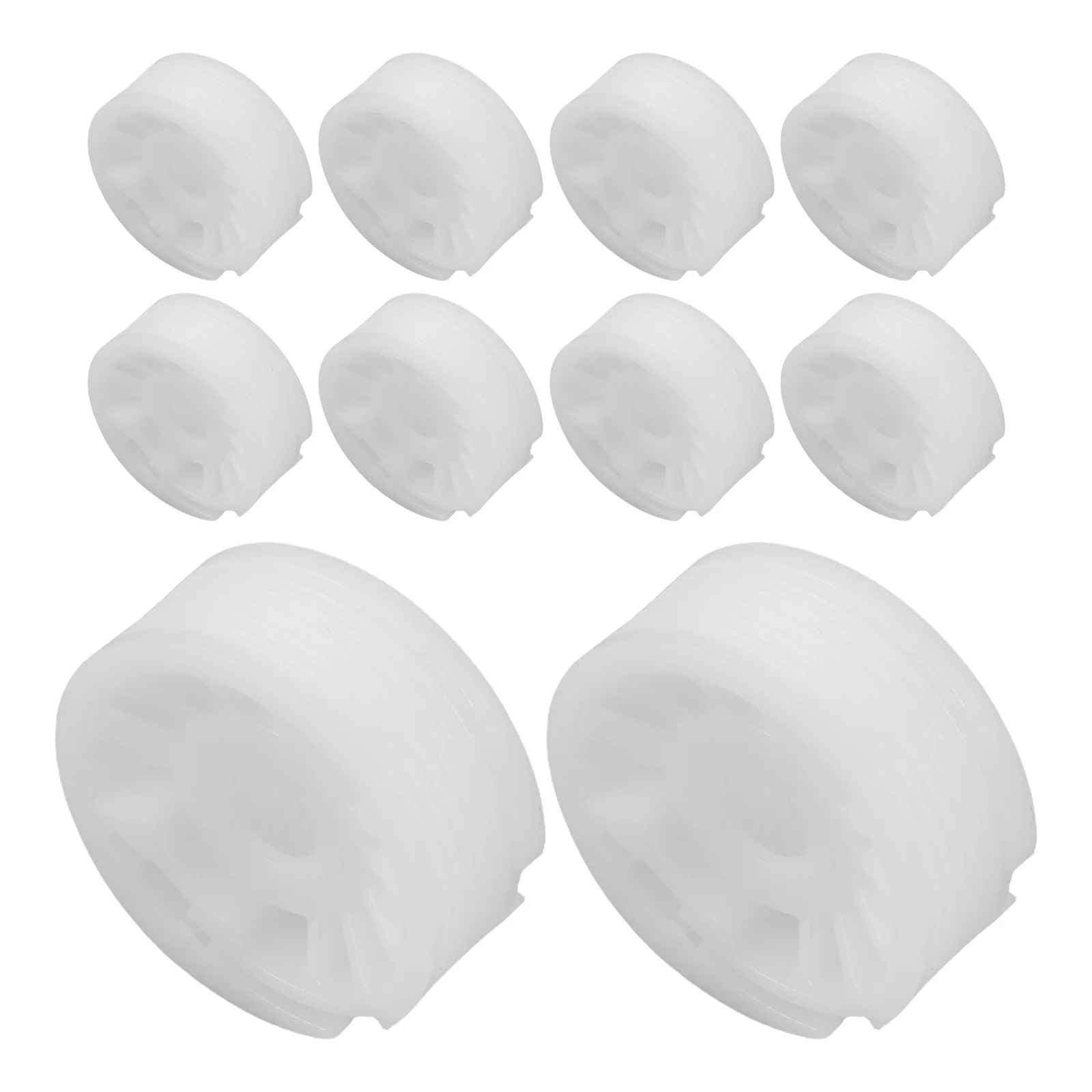 

10pcs Glass Regulator Spool Front Rear Door Window Sprocket Replacement Car Repair Kit For Window Gear Replacement