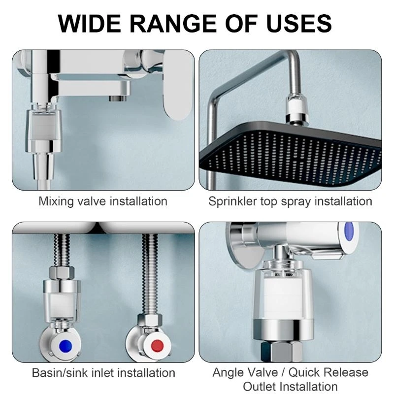  Household Electric Water Heater Pre-filter Water Outlet Purifiers PP Cotton Cartridge Water Heater Inlet Filter