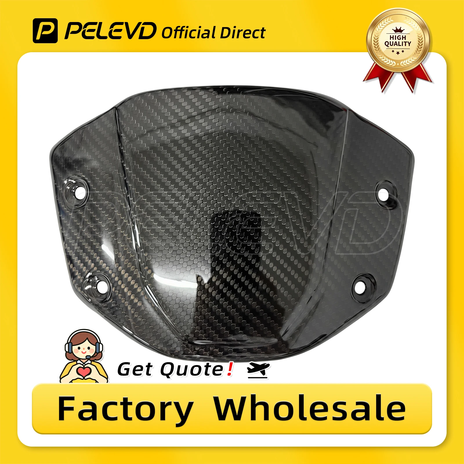 100% CARBON FIBER Windshield Instrument Cover Windscreen Protector Shell sunshade Guard Cover For HONDA CBR650 CB1000R CB300R