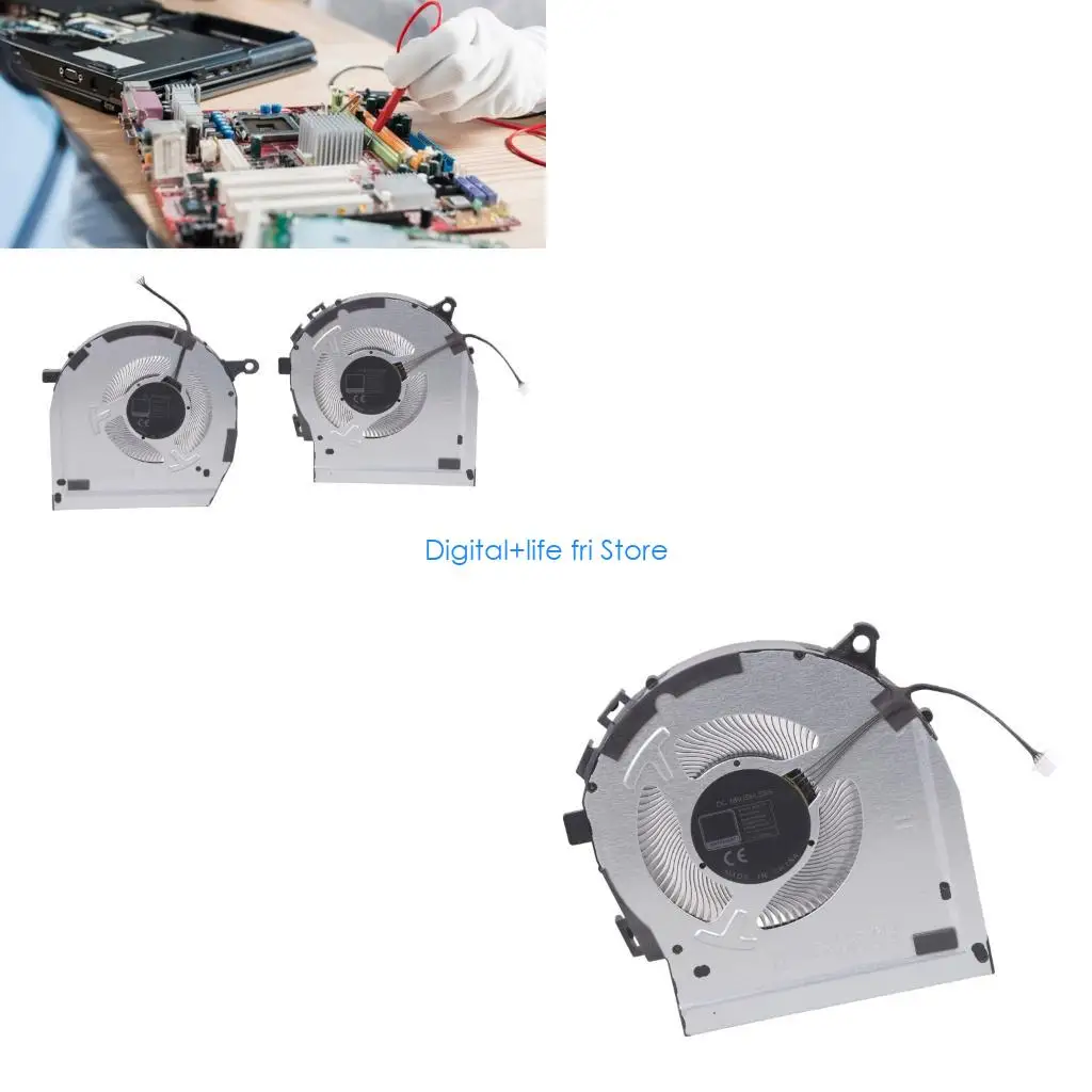 E06D Replacement CPU GPU Cooling Fan Heatsink Laptop Graphics Card Cooling Fan For Y7000P IRX9 R7000P 2024 Series Laptop