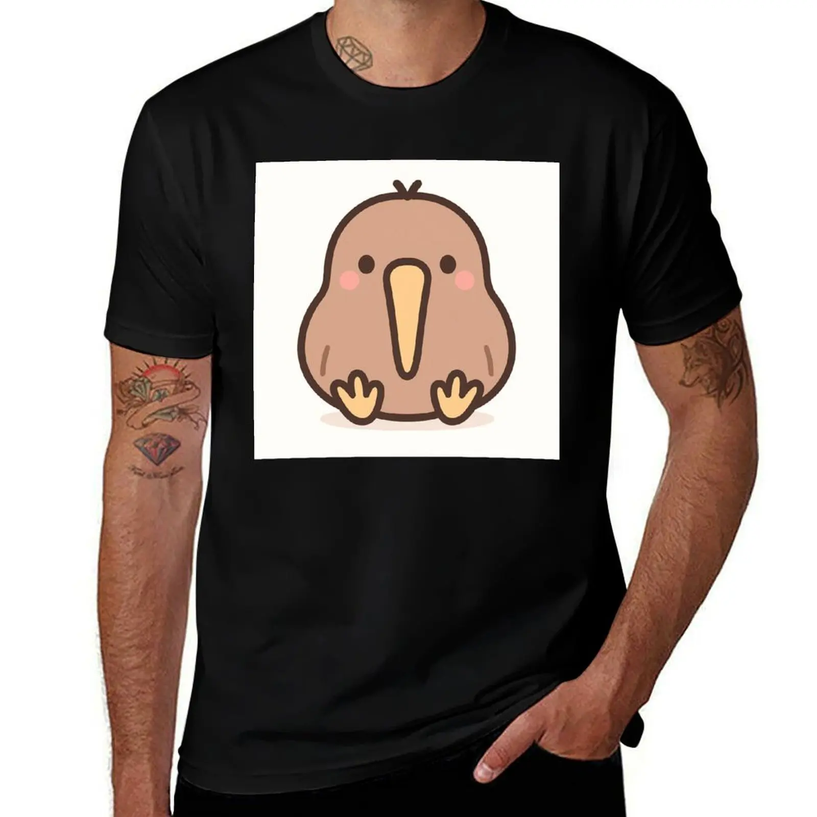

Kawaii Kiwi T-Shirt shirts graphic summer 2025 rapper graphic tees mens tall t shirts
