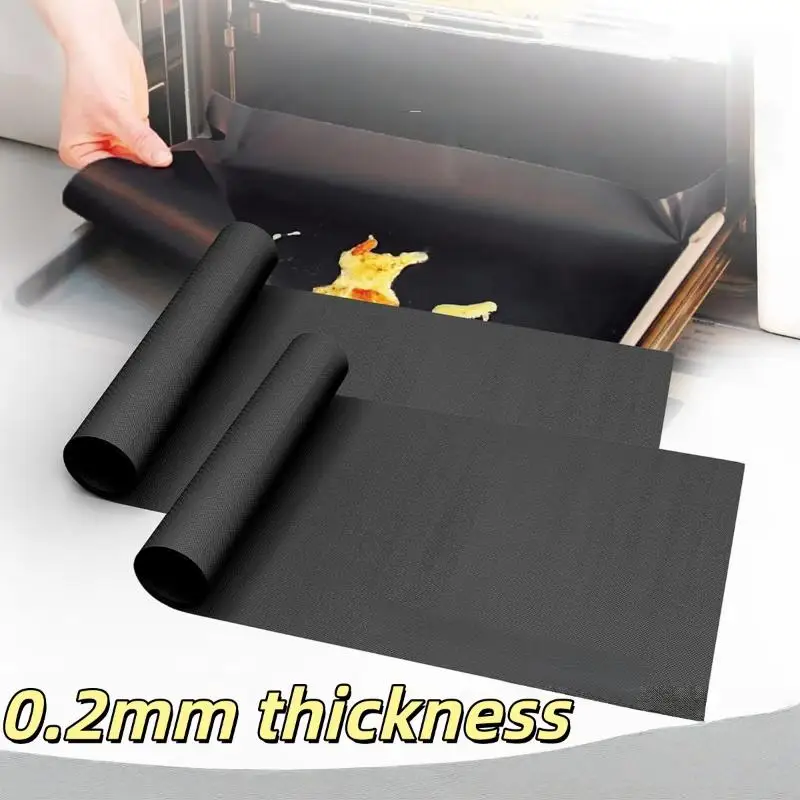 1/3Pcs Air Fryer Cooking Heat Resistant Baking Paper Oven Bottom Liners Non Stick Barbecue Grill Mats Kitchen Toaster Liner