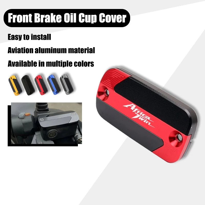 

For HONDA CRF1000L CRF 1000L Africa Twin 2015-2023 Motorcycle CNC Front Brake Fluid Reservoir Cover Cap