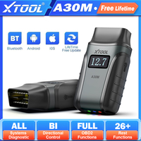 XTOOL Anyscan A30M All System Car Diagnostic Tools Bi-directional Scanner OBD2 Bluetooth CANFD FCA AUTOAUTH Lifetime Free Update