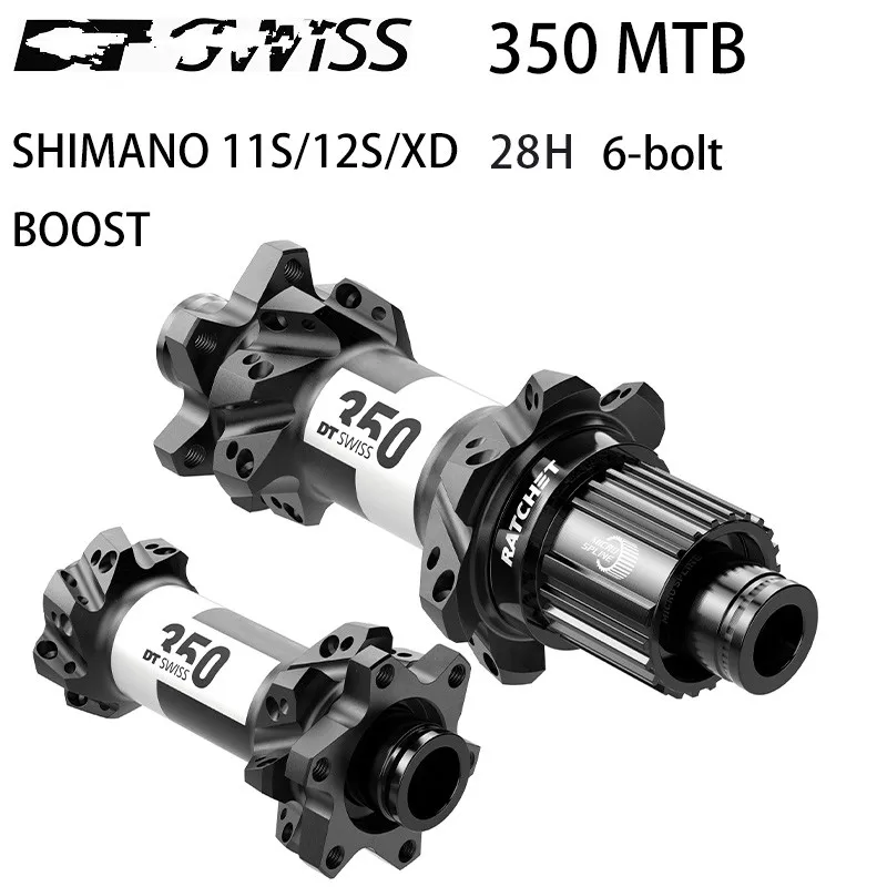 DT350HUBS Bicycle Disc Brake Hub MTB 6-bolt 28H 15*110mm/12*148mm  12*142MM Compatible with Shimano11S 12S XD, BOOST