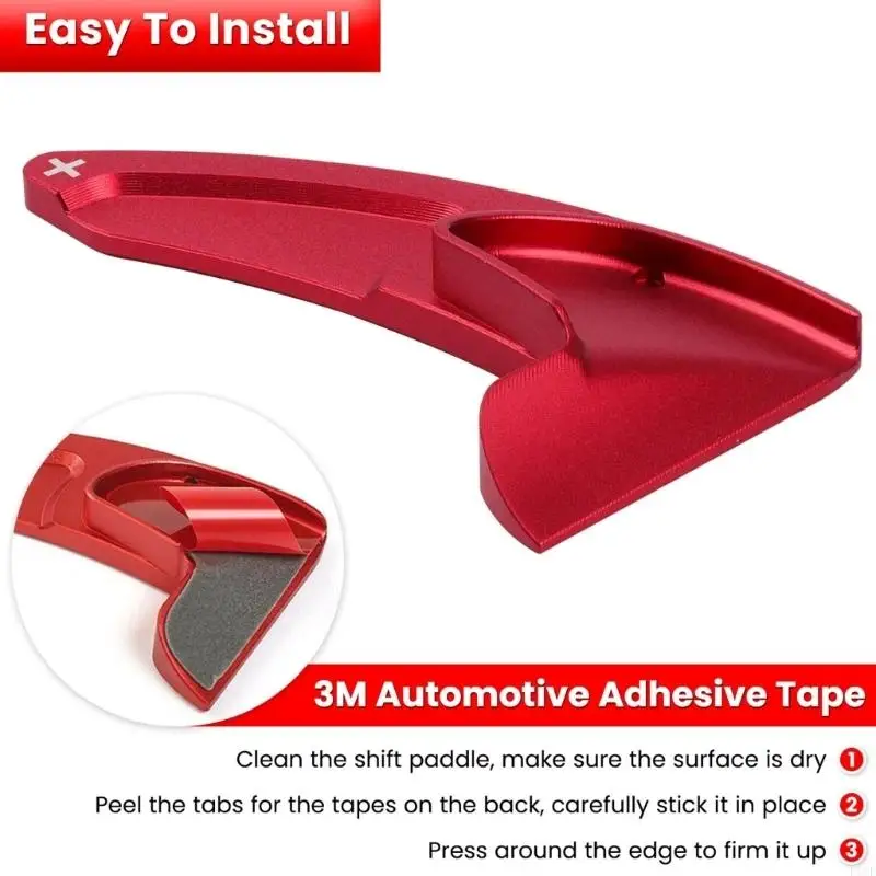 2026 New Pair Aluminum Steering Wheel Paddle Shifters Easy to Use for 15-21 Car Models