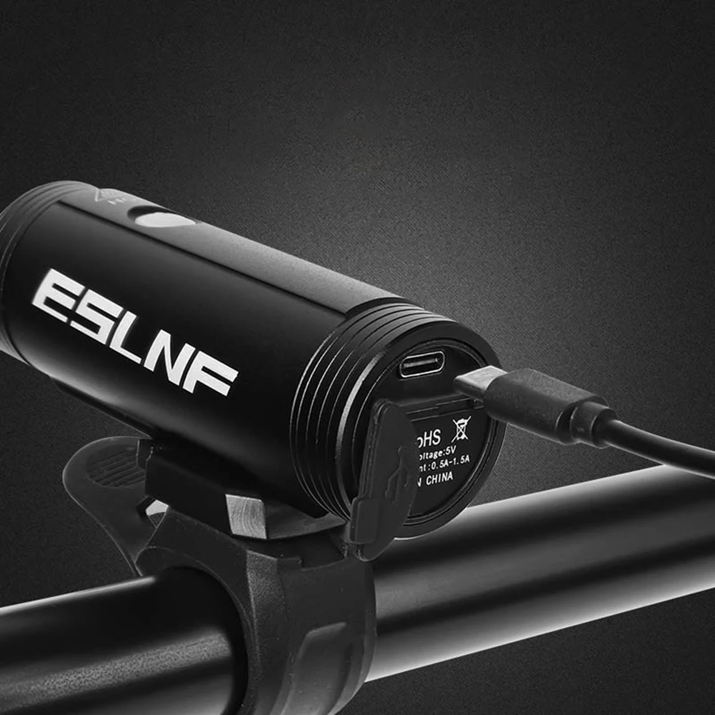 ESLNF Bike Light Rainproof 800Lumen Bicycle Front Light USB Charge 4000mAh IPX6 Waterproof LED Headlight Cycling Flashlight