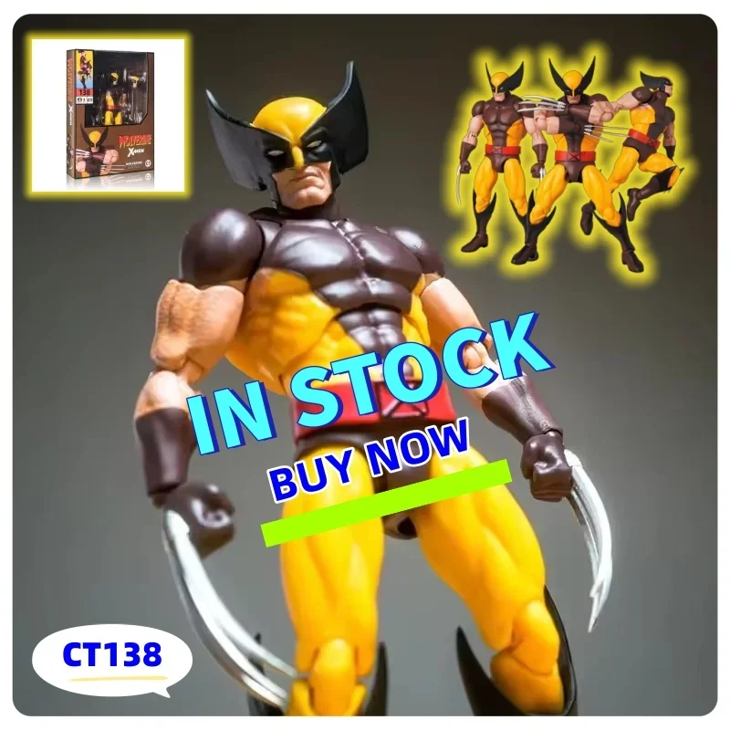 2026 متوفر X-Men ولفيرين مافيكس 138 قيراط ألعاب SHF براون كوميك كو تمثال طفل هدية الكريسماس عمل الشكل #1