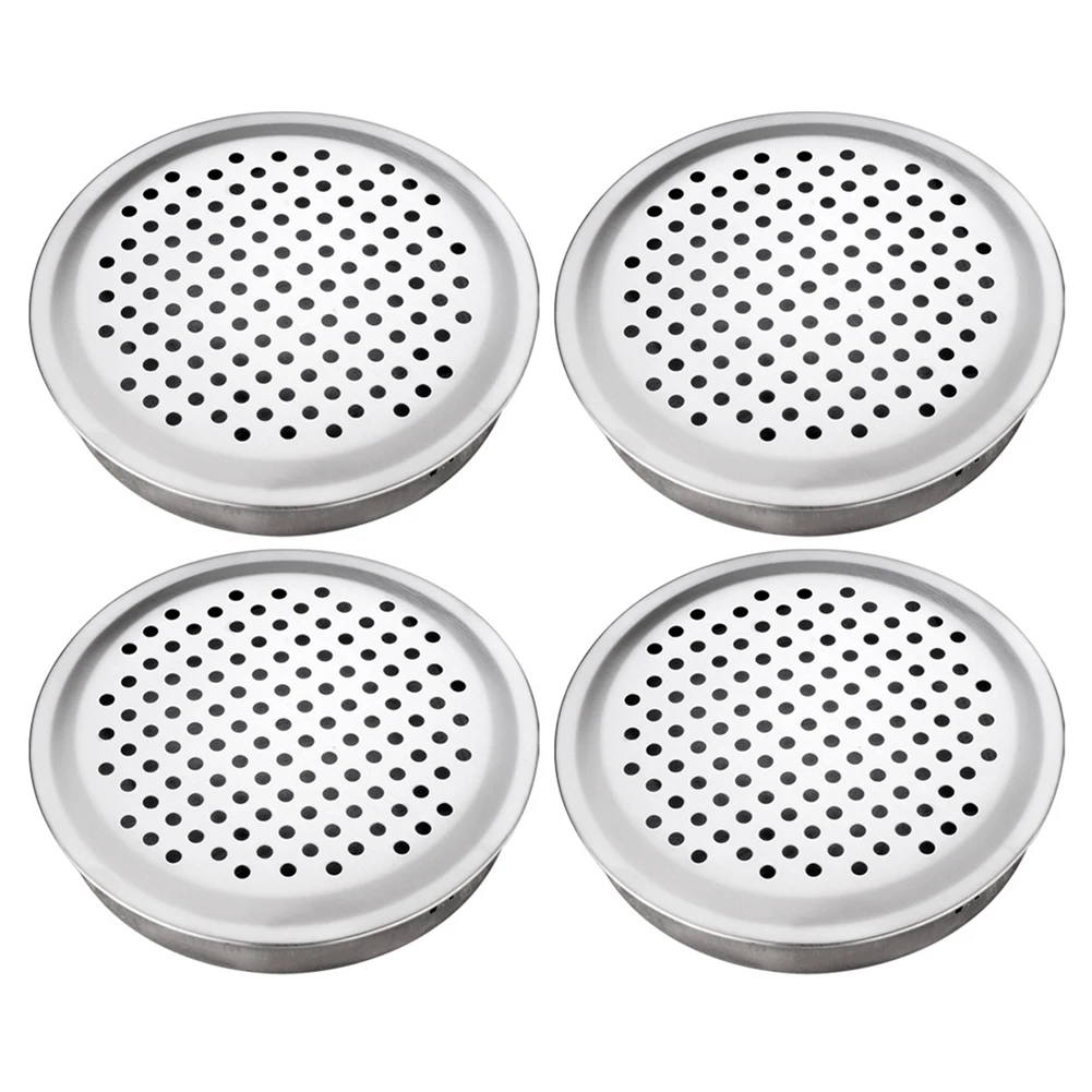 Cabinet Round Air Vent Air Grilles Ventilation 2.5mm Diameter Holes Effective Airflow Design Multiple Size Options DIY Projects
