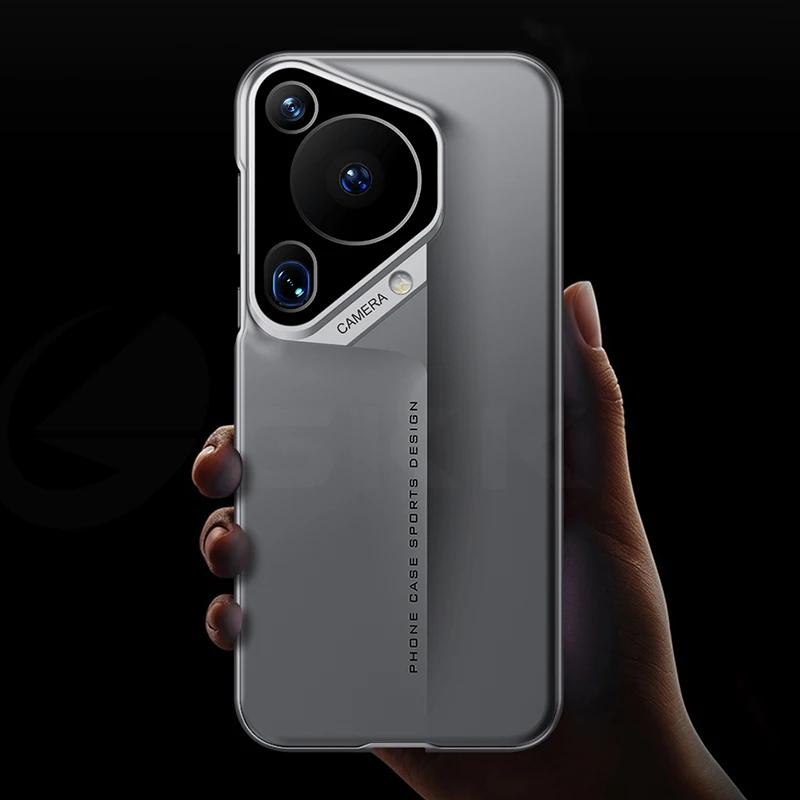 Luxury Blade Armor Plastic Case For Huawei Pura P70 Ultra Pro + Camera Protective Matte Slim Cover For Huawei Pura 70 Pro Case