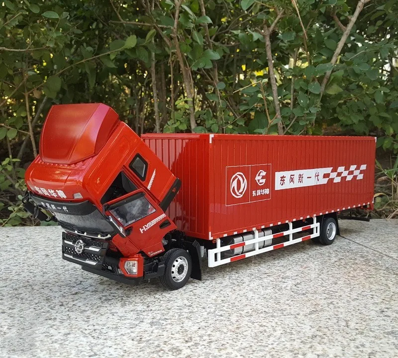 Alloy Model 1:24 Scale DONGFENG WASOL HV5 Delivery Van,Container Truck Vehicles DieCast Toy Model Collection,Decoration