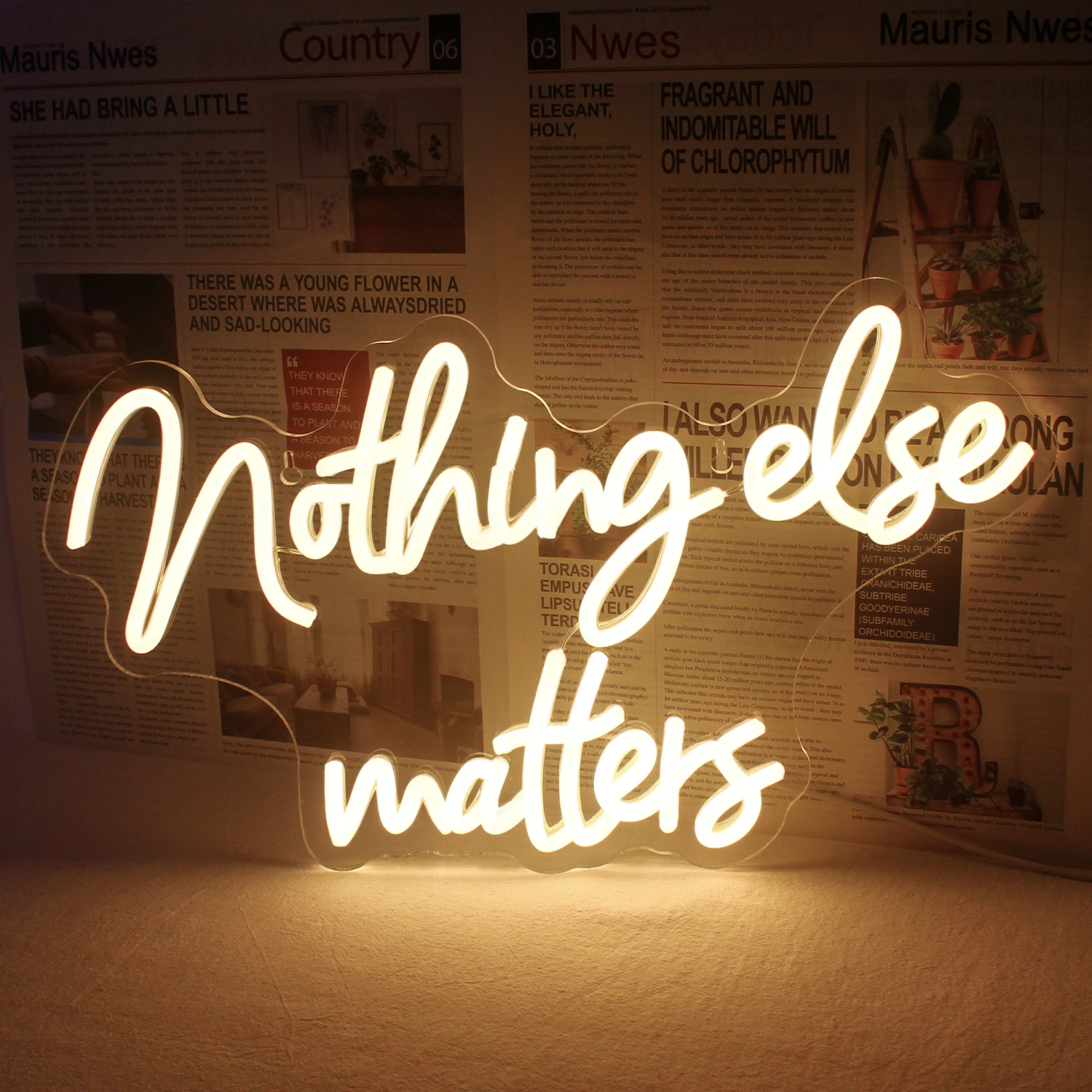 

Nothing Else Matters Neon Sign Room Decor Neon Led Sign USB Powered With Switch For Bedroom Decor Bar Home party office store