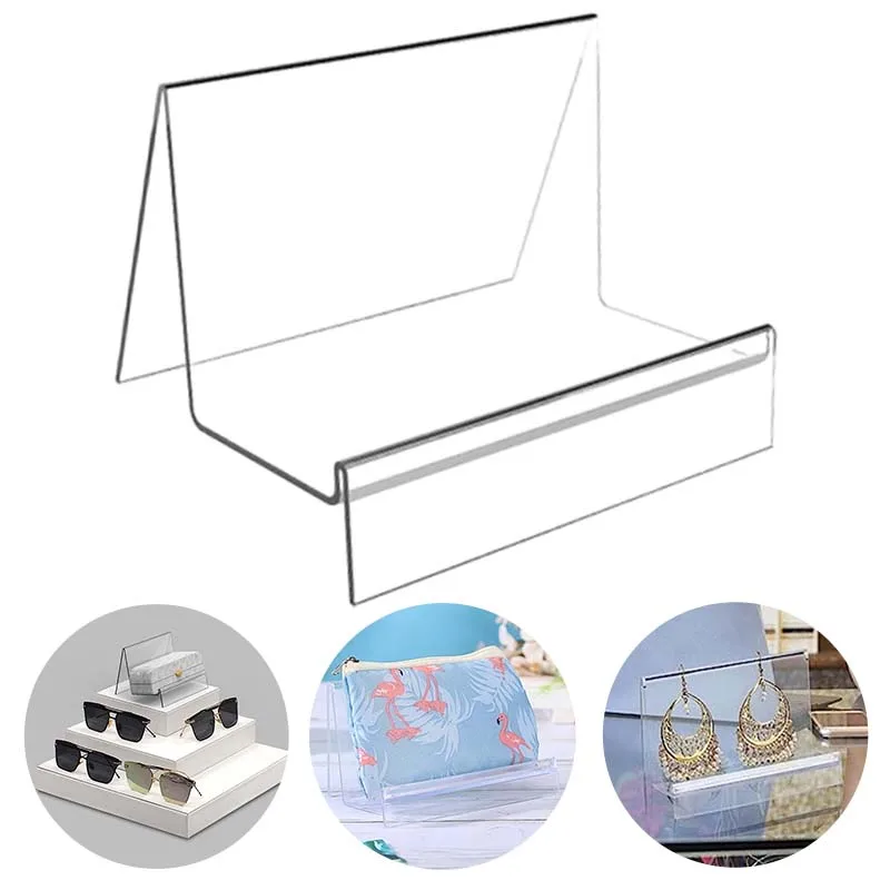 

Fashion Acrylic Jewelry Display Stand Shoes Bags Glasses Storage Racks Shopping Mall Counter Display Rack Book Storage Shelf