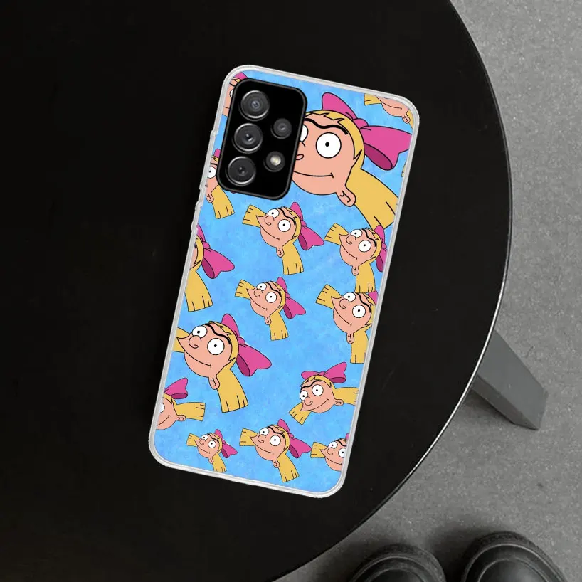 Hey Arnold Helga Cute Funny Cartoon Phone Case for Samsung Galaxy A17 A16 A26 A36 A56 A57 A37 A15 A25 A35 A55 A14 A24 A34 A54 A1