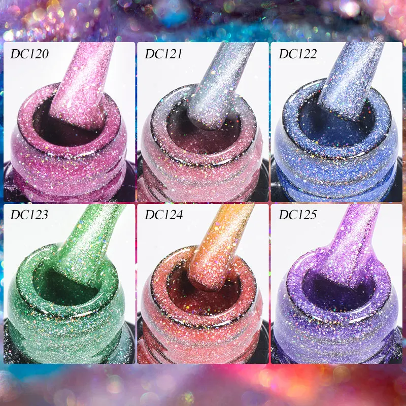Mtssii 7ML Luminous Thermal Cat Eye Magnetic Gel Nail Polish Glow In Dark Glitter Nail Art Vernis Semi Permanent UV Gel Polish