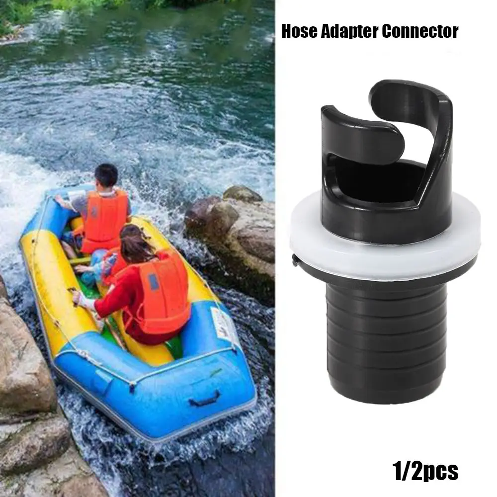 Outils de sports nautiques en PVC, pompes électriques, connecteur de bateau gonflable, bouchons de assujetd'air, adaptateur de tuyau à vis, accessoires de pêche et de kayak